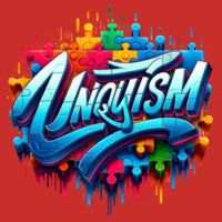 Uniquism graffiti puzzle piece 4 - AS Colour Kids Supply Hoodie Design