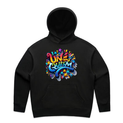 Uniquism graffiti puzzle piece  - AS Colour Womens Relax Hood Thumbnail