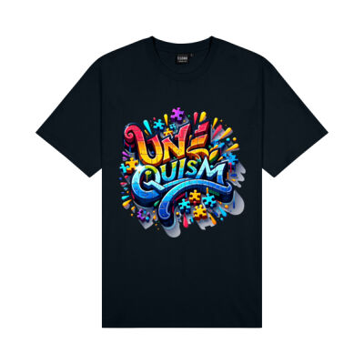 Uniquism graffiti puzzle piece  - Cloke Kids Outline Tee Thumbnail