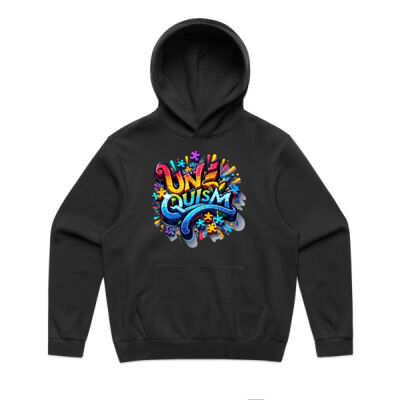 Uniquism graffiti puzzle piece  - AS Colour Mens Box Hood Thumbnail