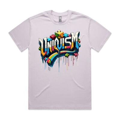 Uniquism graffiti puzzle piece 5 - AS Colour Mens Heavy Tee Thumbnail