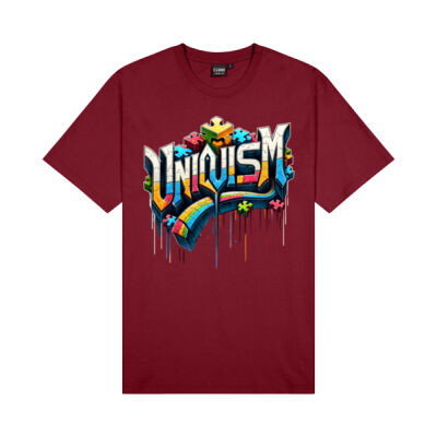 Uniquism graffiti puzzle piece 5 - Cloke Kids Outline Tee Thumbnail