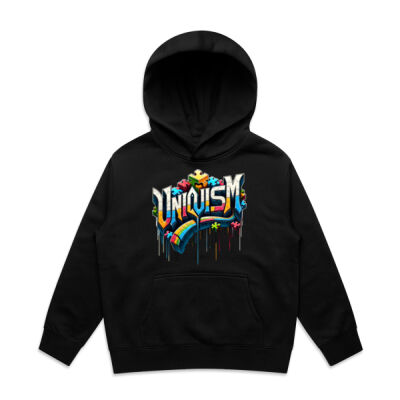 Uniquism graffiti puzzle piece 5 - AS Colour Kids Relax Hood Thumbnail