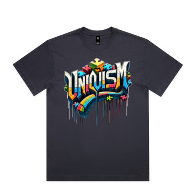 Uniquism graffiti puzzle piece 5 - AS Colour Mens Box Tee Thumbnail