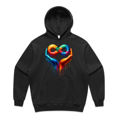 Uniquism love spectrum tee - AS Colour Mens Made Hood Thumbnail