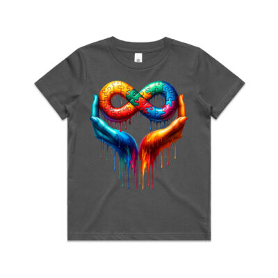 Uniquism love spectrum tee - AS Colour Kids Youth T shirt Thumbnail