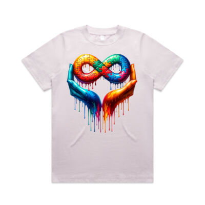 Uniquism love spectrum tee - AS Colour Womens Heavy Tee Thumbnail