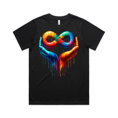 Uniquism love spectrum tee - AS Colour Womens Classic Tee Thumbnail