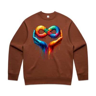 Uniquism love spectrum tee - AS Colour Mens Relax Crew Thumbnail