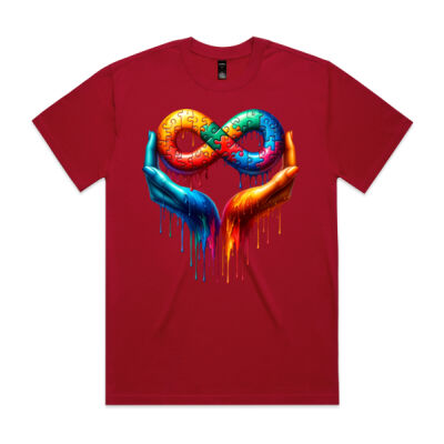 Uniquism love spectrum tee - AS Colour Mens Heavy Tee Thumbnail
