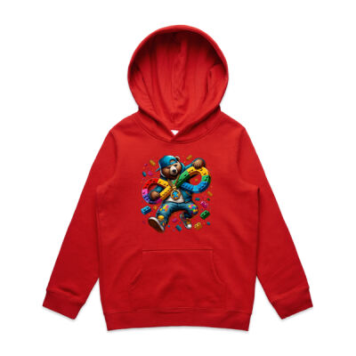 Autism Awareness lego bear - AS Colour Kids Supply Hoodie Thumbnail